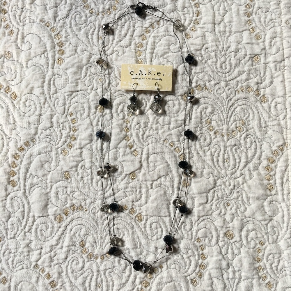 C.A.K.E. Necklace and Earring Set